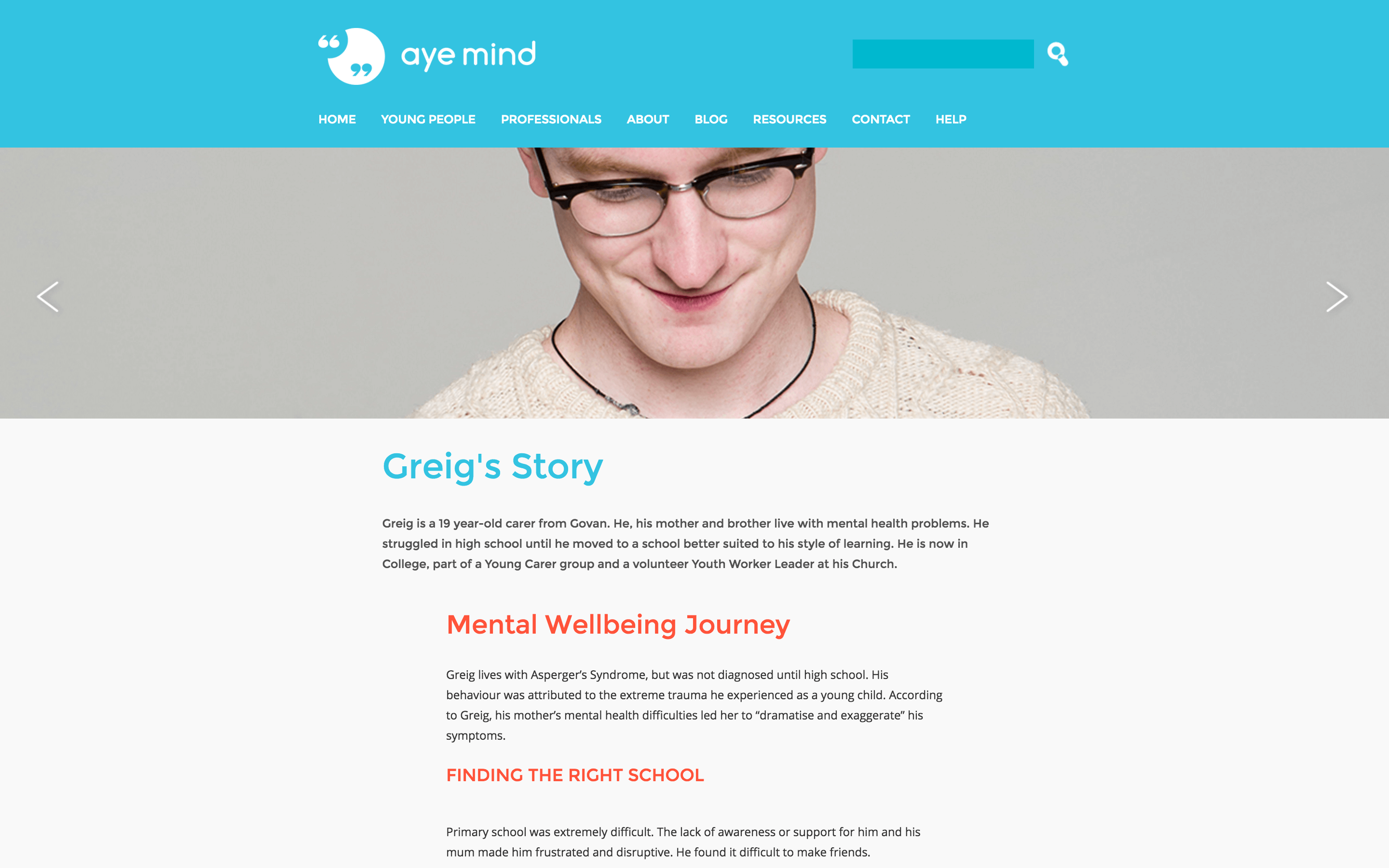Aye Mind - Young Person Story (Report)